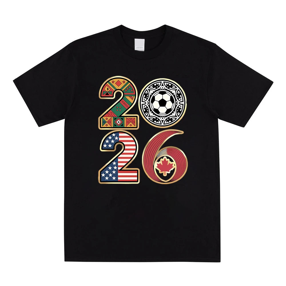 2026 Soccer World Tournament T-shirt International Game Day Tee USA Canada Mexico Football Host Countries Shirt Cool Fans Gift