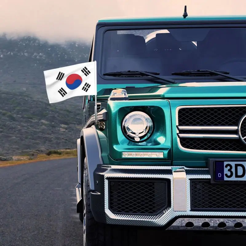 South Korea Car Flag 30x45cm | Taegukgi Window Flag