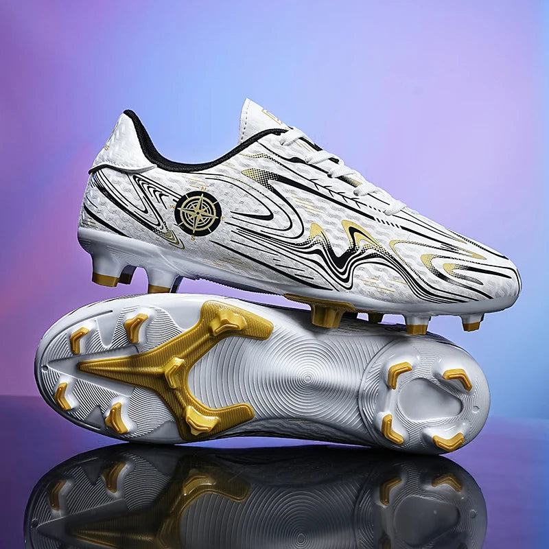 Men's & Women's Soccer Shoes – Waterproof Football Boots with Rubber Cleats