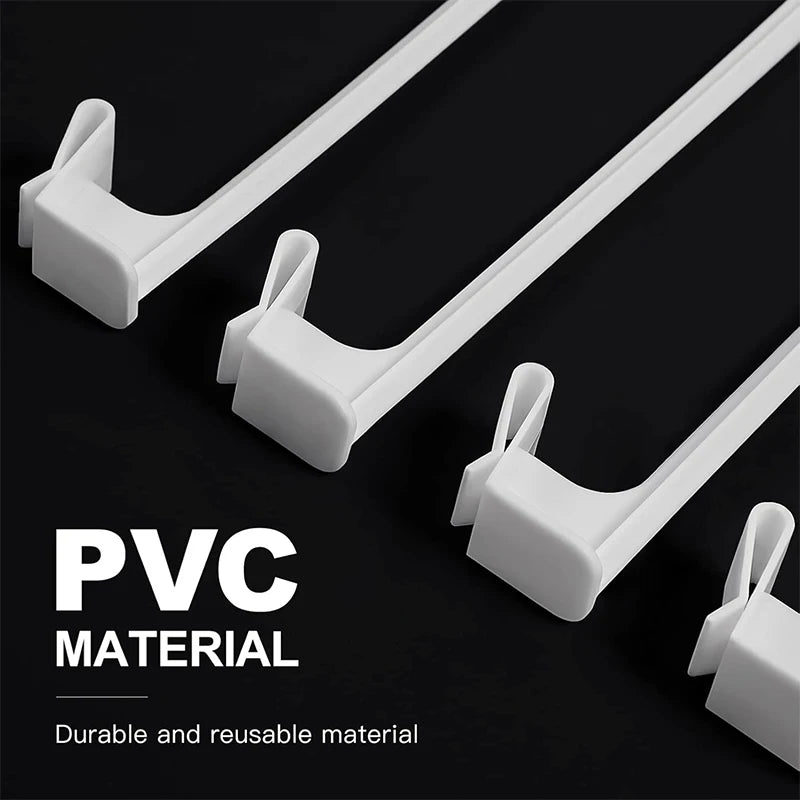 Car Window Flag Holders - 10-Pack Clip-On Flagpole Mounts