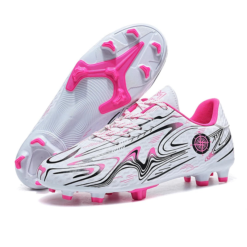 Men's & Women's Soccer Shoes – Waterproof Football Boots with Rubber Cleats