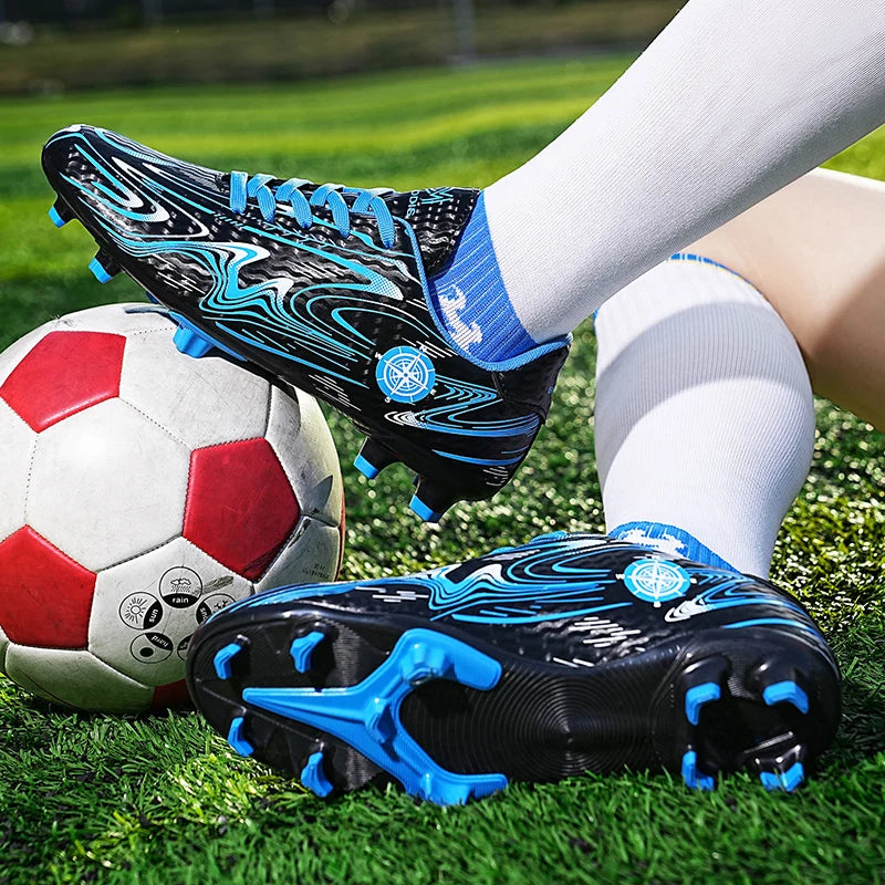 Men's & Women's Soccer Shoes – Waterproof Football Boots with Rubber Cleats