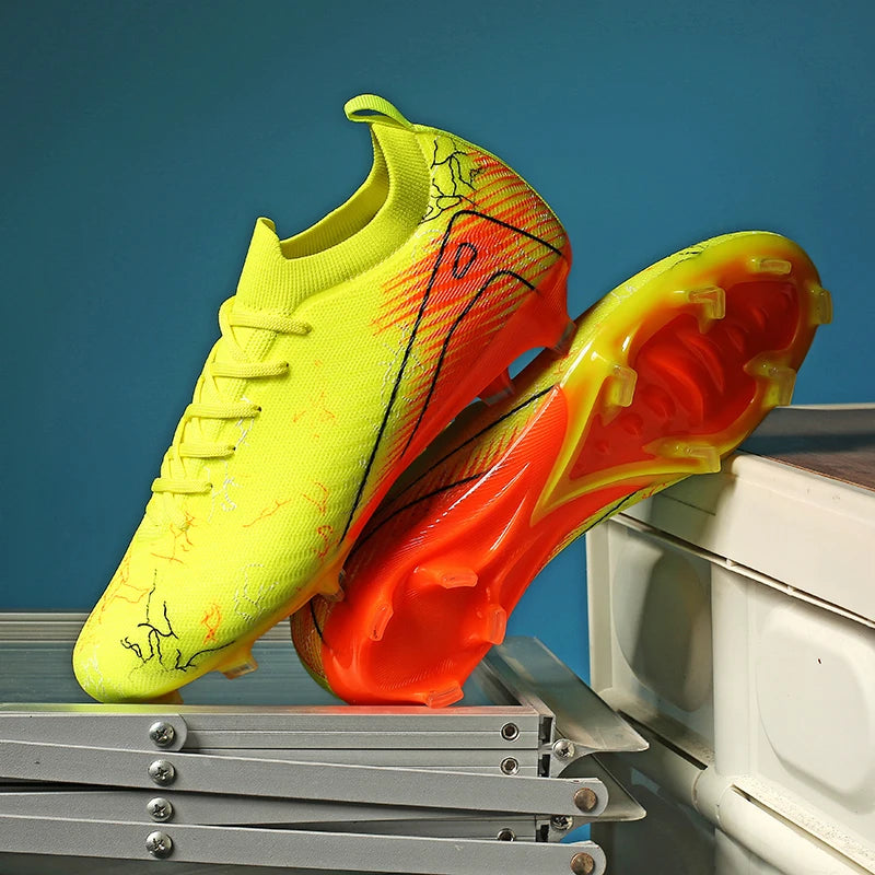 New Men's Soccer Shoes Top Quality Wholesale Cleats Football Boots Training Non-Slip Sneakers FG Drop Shipping Unisex Adult