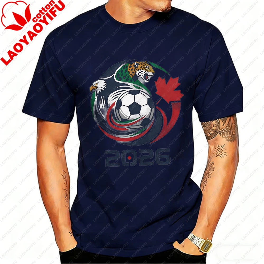 2026 World Cup Host Nations Tee – USA, Canada & Mexico Graphic Shirt