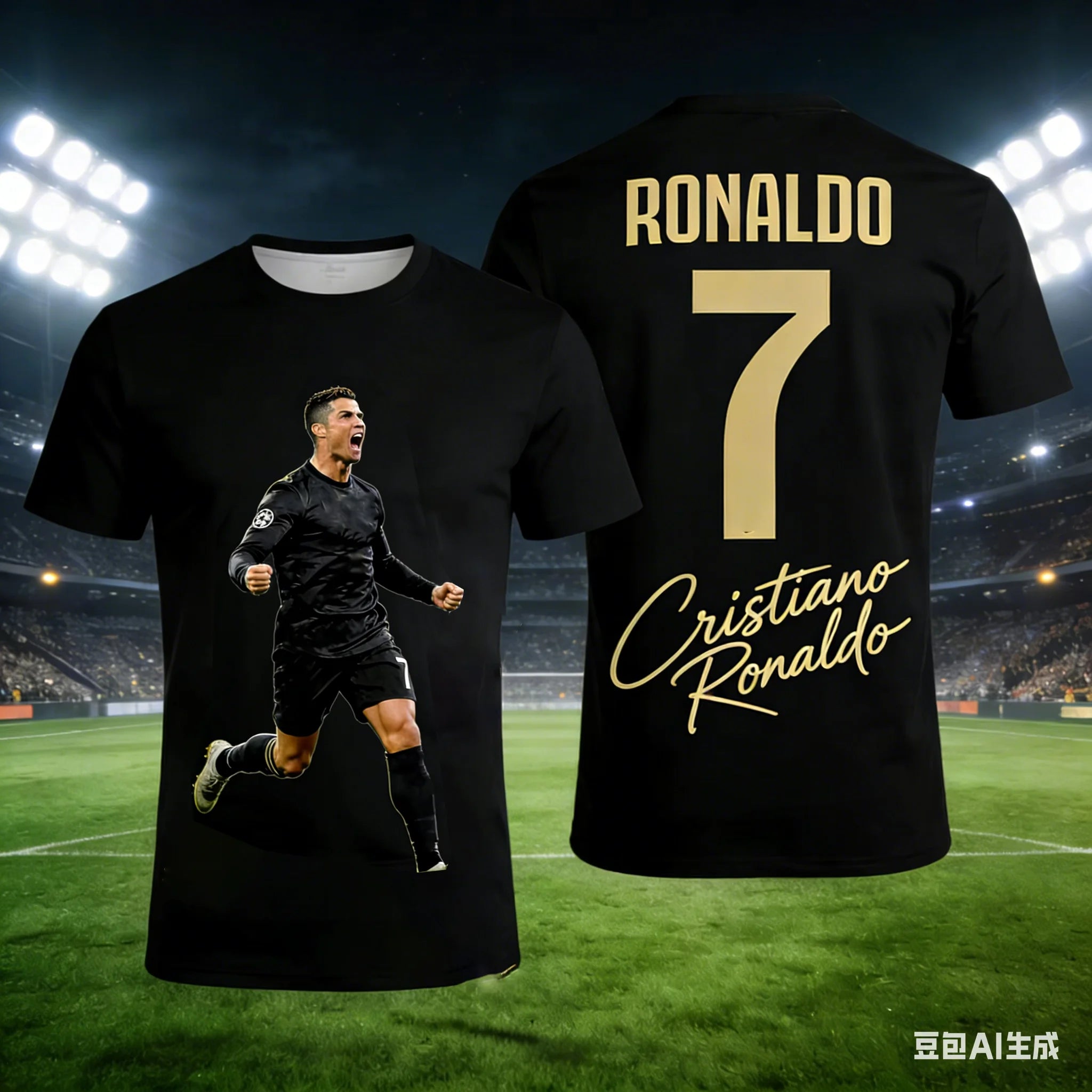 2026 Ronaldo #7 Football T-Shirt Men Women Kids Cotton Casual Soccer Fan Tee Breathable Comfortable Summer Top