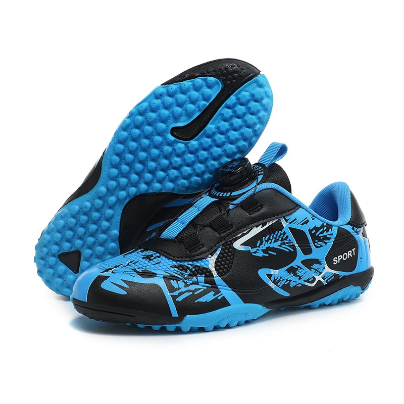 Kids Soccer Shoes – FG/TF Football Boots for Boys (Sizes 31–38)