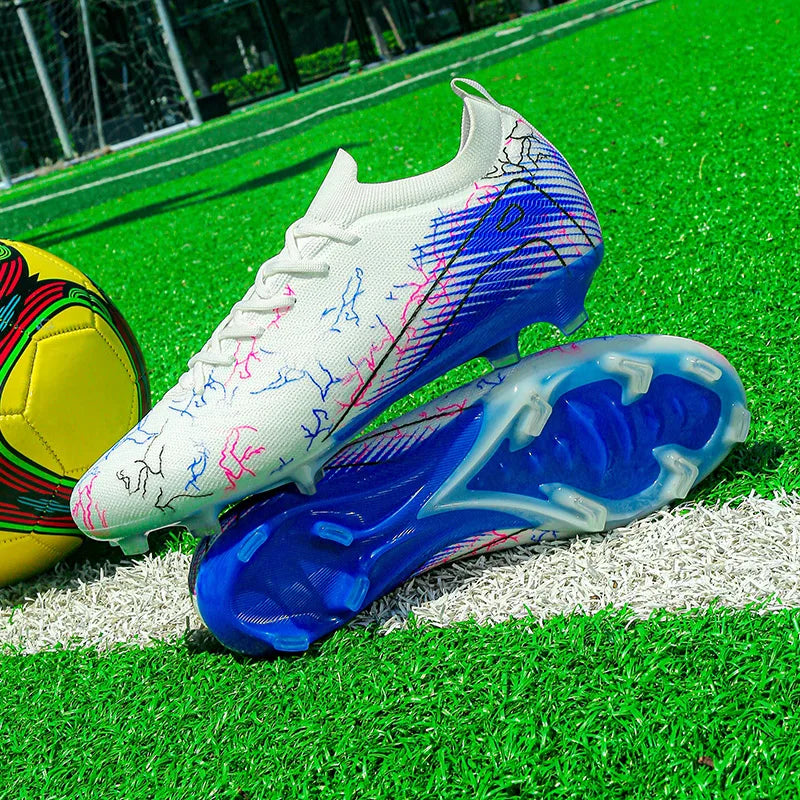 New Men's Soccer Shoes Top Quality Wholesale Cleats Football Boots Training Non-Slip Sneakers FG Drop Shipping Unisex Adult