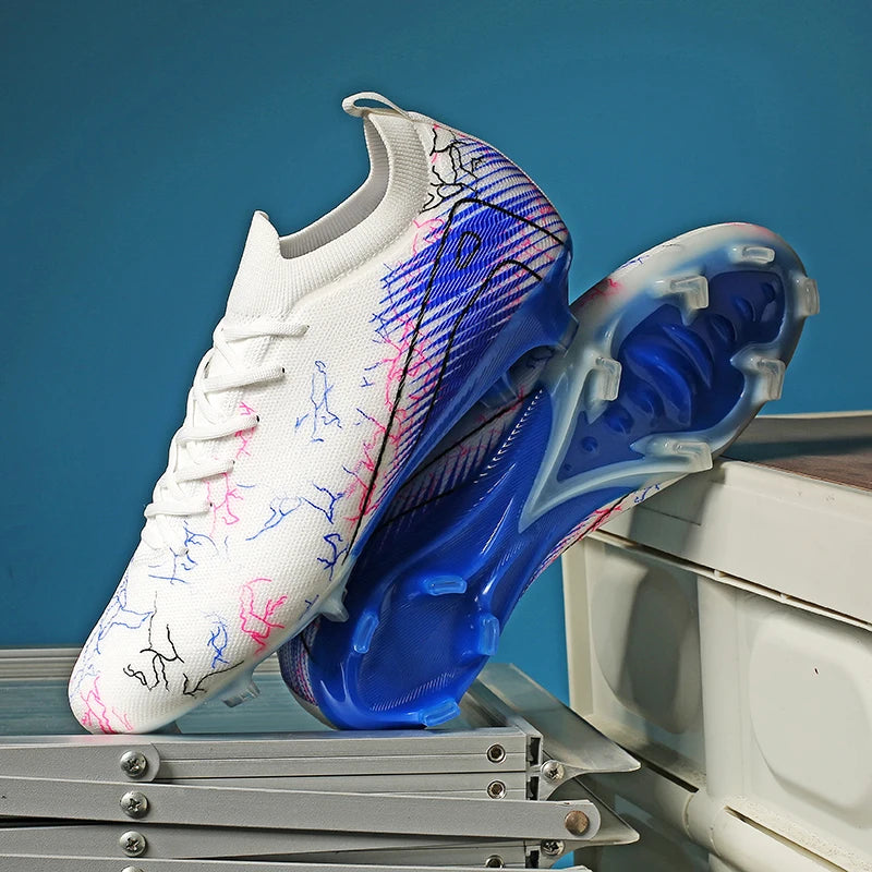 New Men's Soccer Shoes Top Quality Wholesale Cleats Football Boots Training Non-Slip Sneakers FG Drop Shipping Unisex Adult