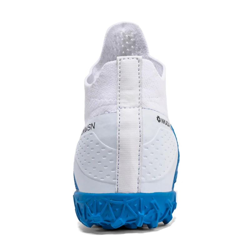Men's Soccer Shoes – Mid-Top Football Boots FG/TF Non-Slip Cleats (Sizes 36–49)