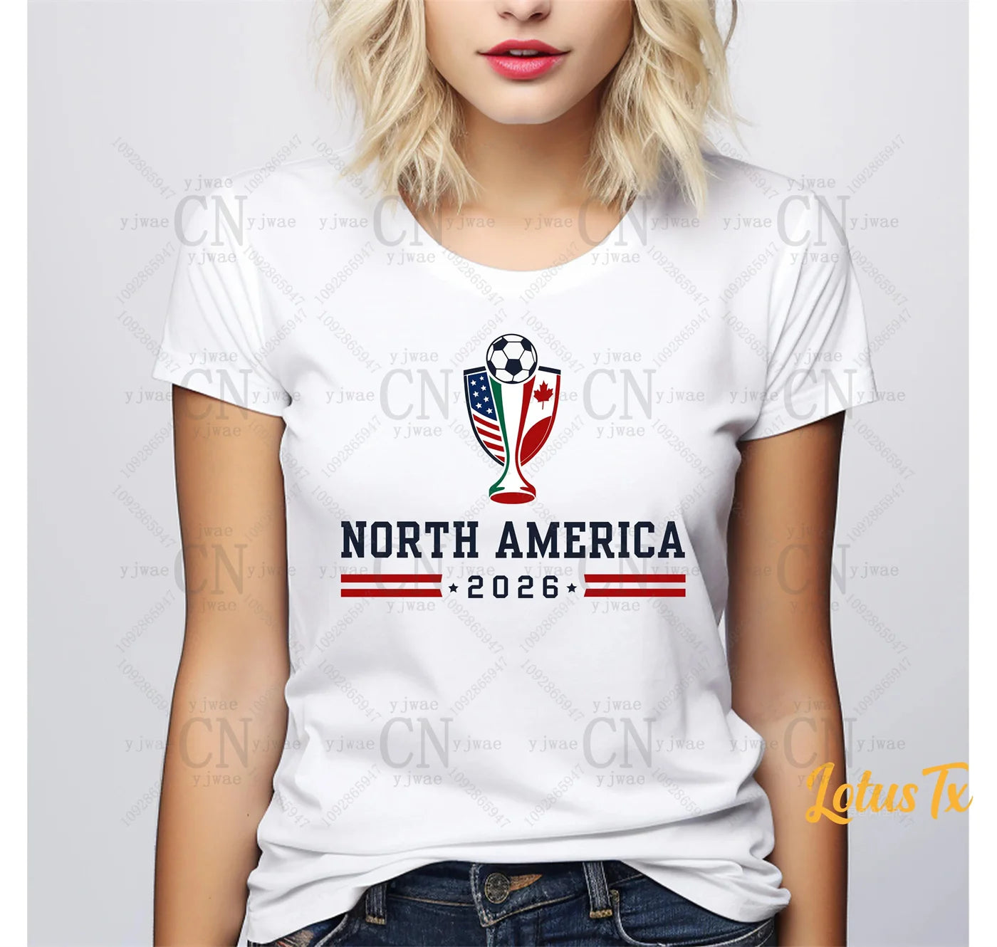 2026 World Cup North America Fan Tee – USA, Canada & Mexico