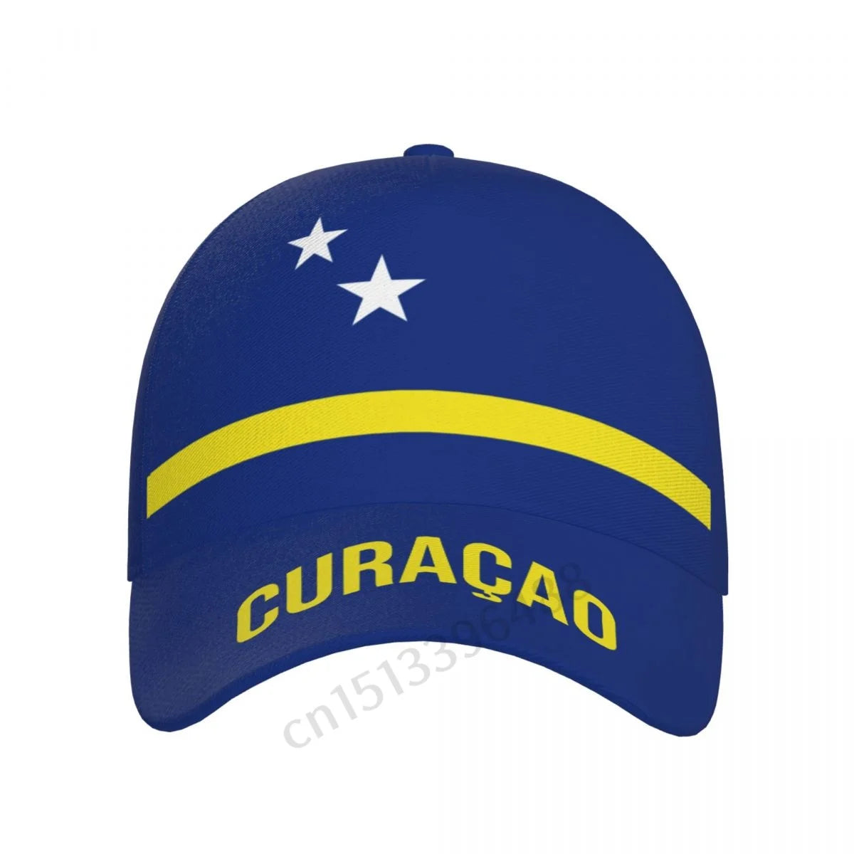 Curacao Flag 3D Baseball Cap - Breathable Adjustable Soccer Hat (Unisex)