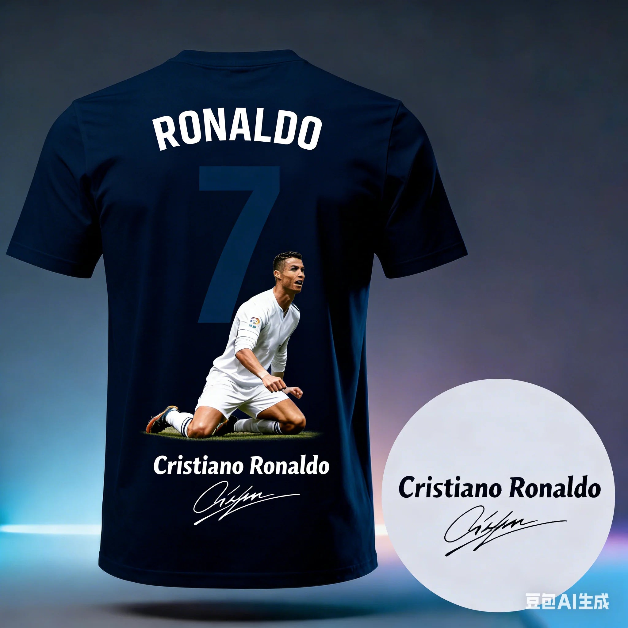 2026 Ronaldo #7 Football T-Shirt Men Women Kids Cotton Casual Soccer Fan Tee Breathable Comfortable Summer Top