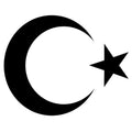 Turkish National Emblem Car Sticker - Waterproof Moon & Star Decal
