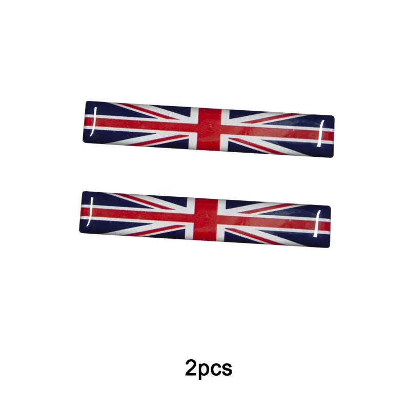 3D Reflective National Flag Sticker - Premium Car & Motorcycle Decal (8.5cm)