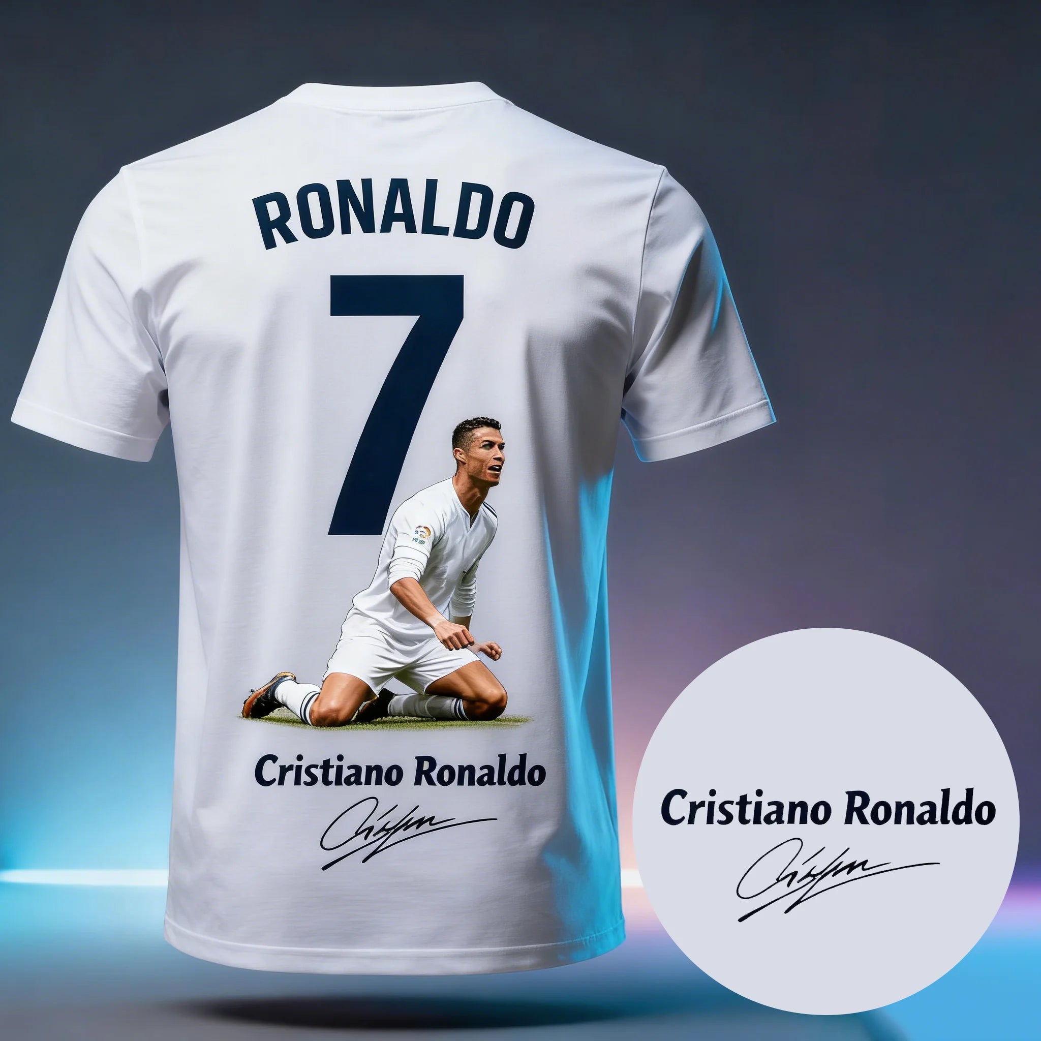 2026 Ronaldo #7 Football T-Shirt Men Women Kids Cotton Casual Soccer Fan Tee Breathable Comfortable Summer Top