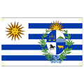 60×90 90x150 120×180CM Uruguay Emblem Flag Polyester Printed Banner Tapestry For Decor