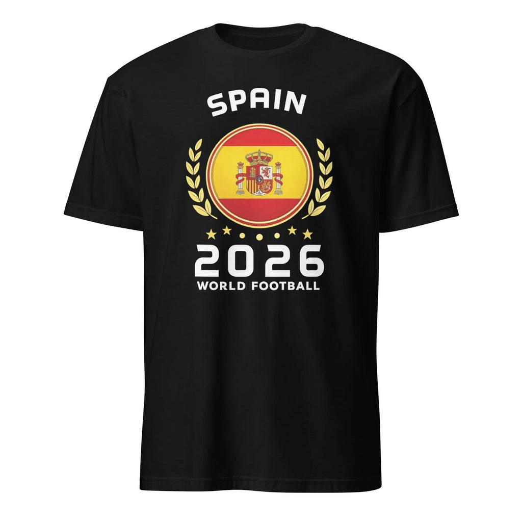 2026 Spain Football T-Shirt World Cup Soccer Jersey Men Women Loose Fit Short Sleeve Tee