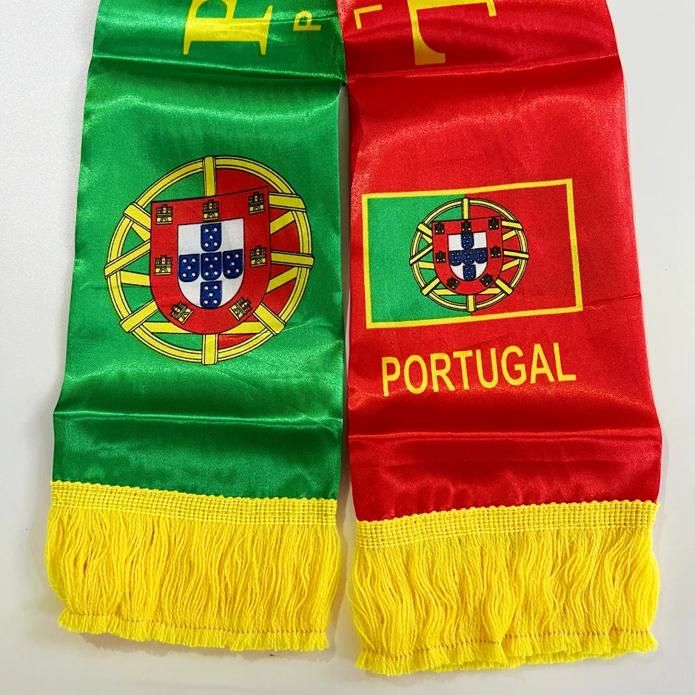 Portugal 2026 Fan Scarf – Double-Sided Flag Print