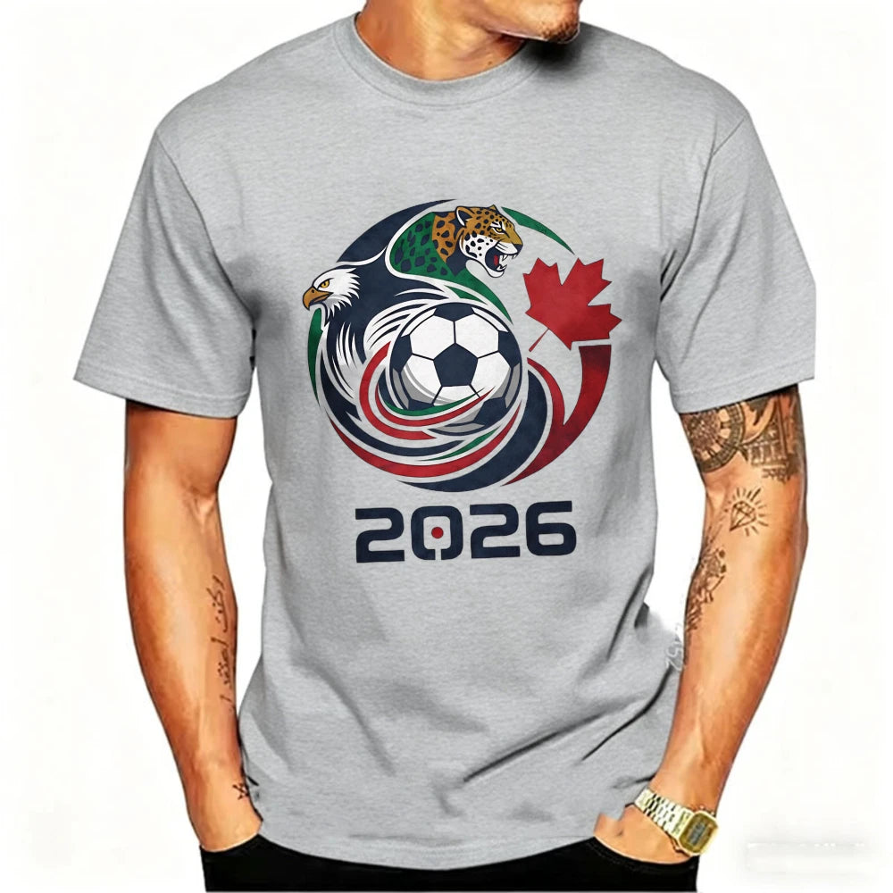 2026 World Cup Host Nations Tee – USA, Canada & Mexico Graphic Shirt