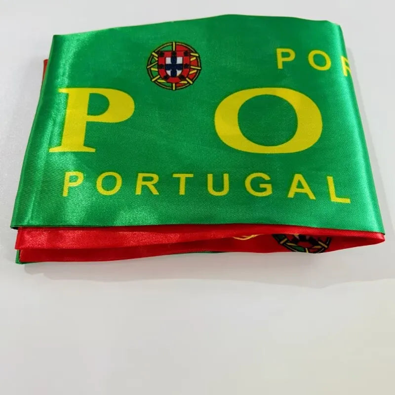 Portugal 2026 Fan Scarf – Double-Sided Flag Print