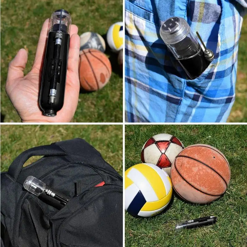 Portable Soccer Ball Pump – Multi-Sport Air Inflation Device for Football, Volleyball & More