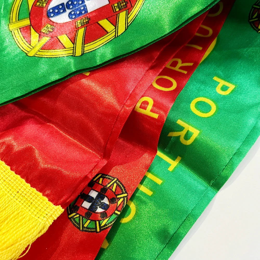 Portugal 2026 Fan Scarf – Double-Sided Flag Print