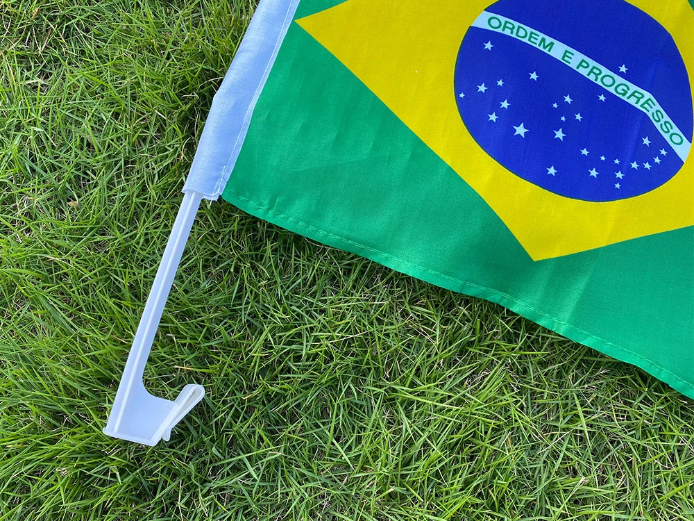 Brazil Car Flag 35x45cm