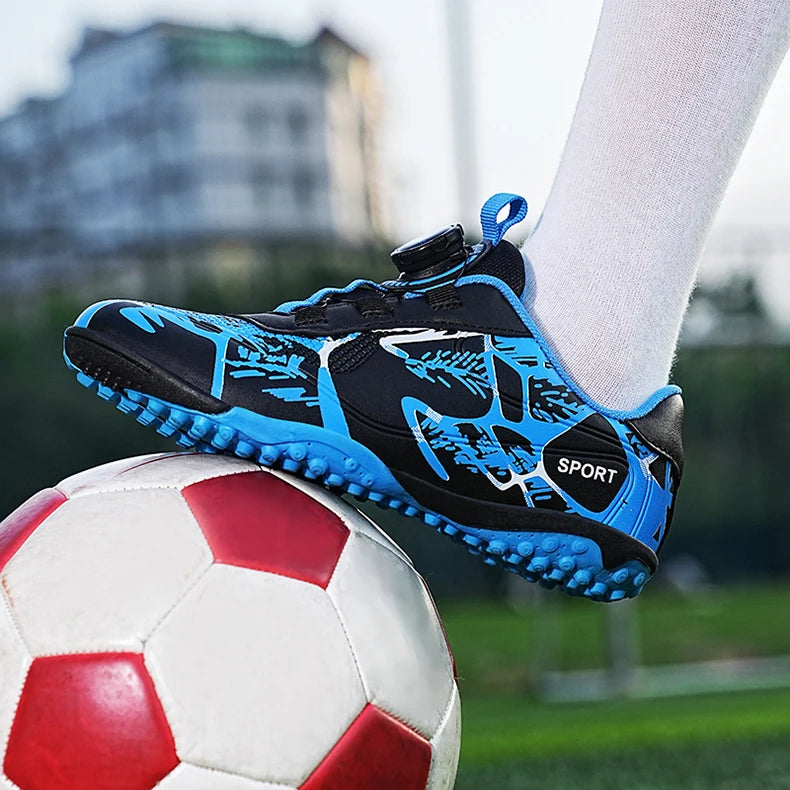 Kids Soccer Shoes – FG/TF Football Boots for Boys (Sizes 31–38)