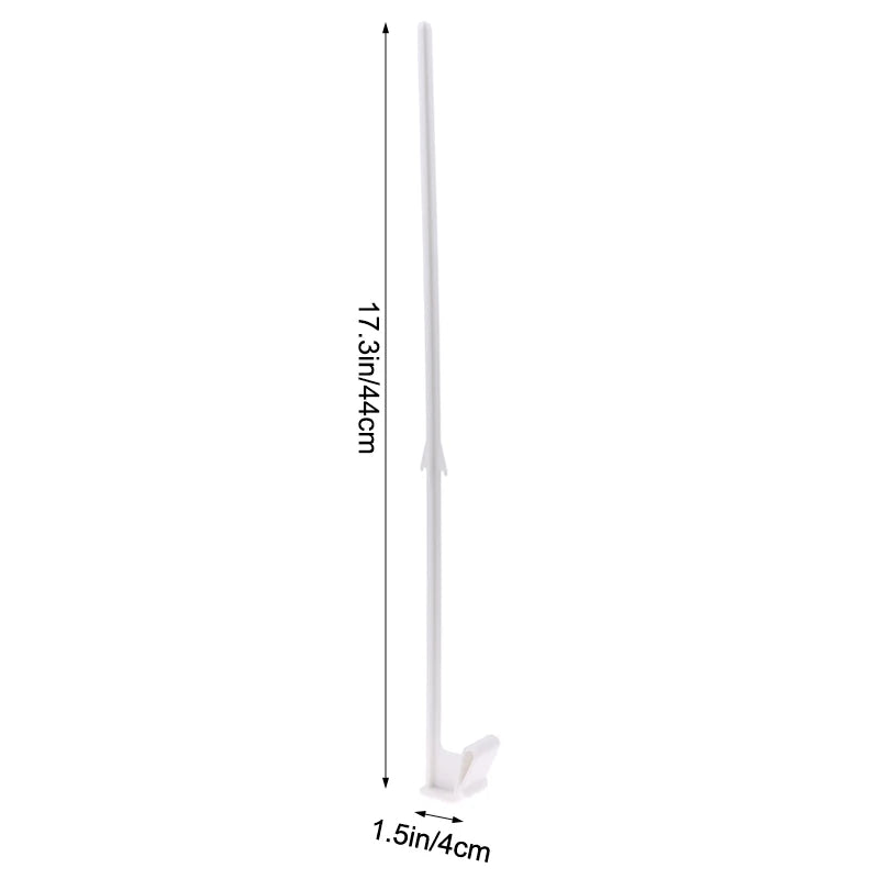 Car Window Flag Holders - 10-Pack Clip-On Flagpole Mounts