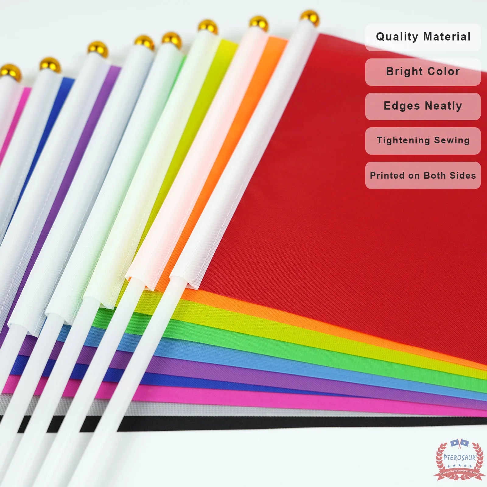 Croatia Hand Waving Flags – Bulk Packs (50/100 PCS) 14x21cm