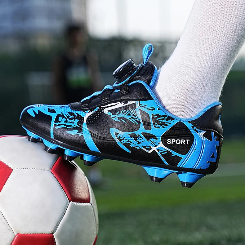 Kids Soccer Shoes – FG/TF Football Boots for Boys (Sizes 31–38)