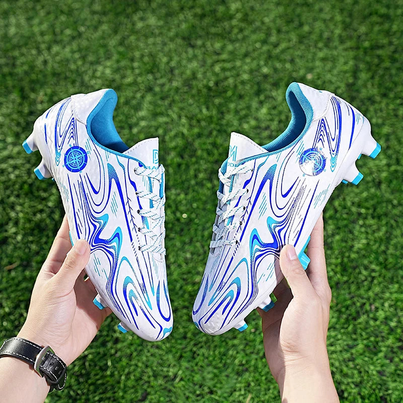 Men's & Women's Soccer Shoes – Waterproof Football Boots with Rubber Cleats