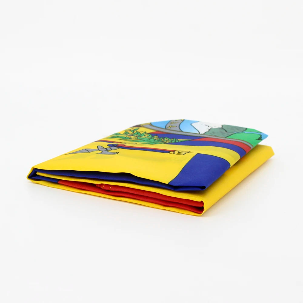 Ecuador Flag Banner - Premium Polyester 3x5ft (90x150cm)